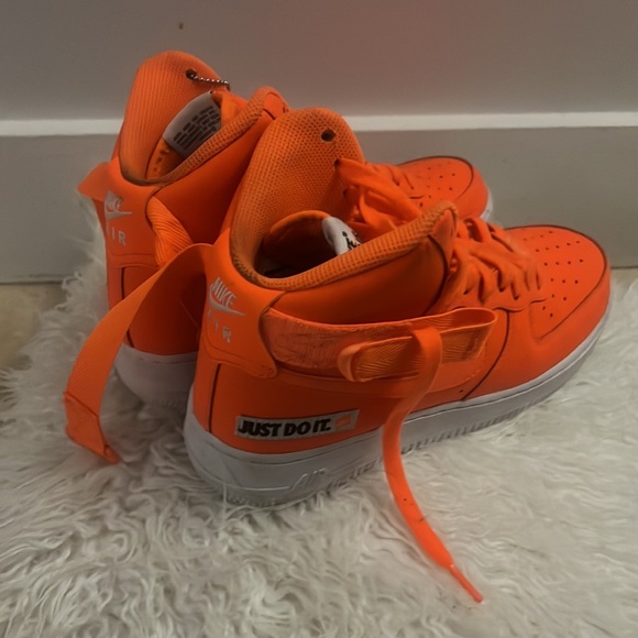 Nike Air Force 1 High Just Do It Pack Orange (GS) - Picture 8 of 12